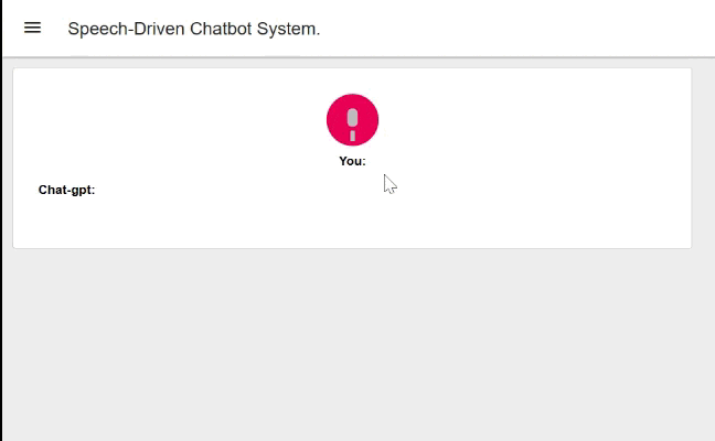 Speech-Driven Chatbot System with Node-RED