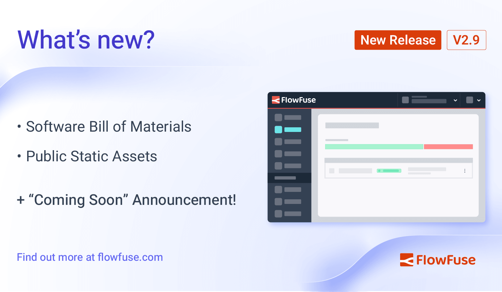 FlowFuse 2.9: Software Bill of Materials & Public Static Assets