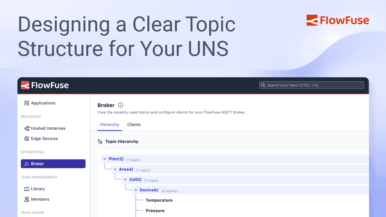 Designing a Clear Topic Structure for Your UNS