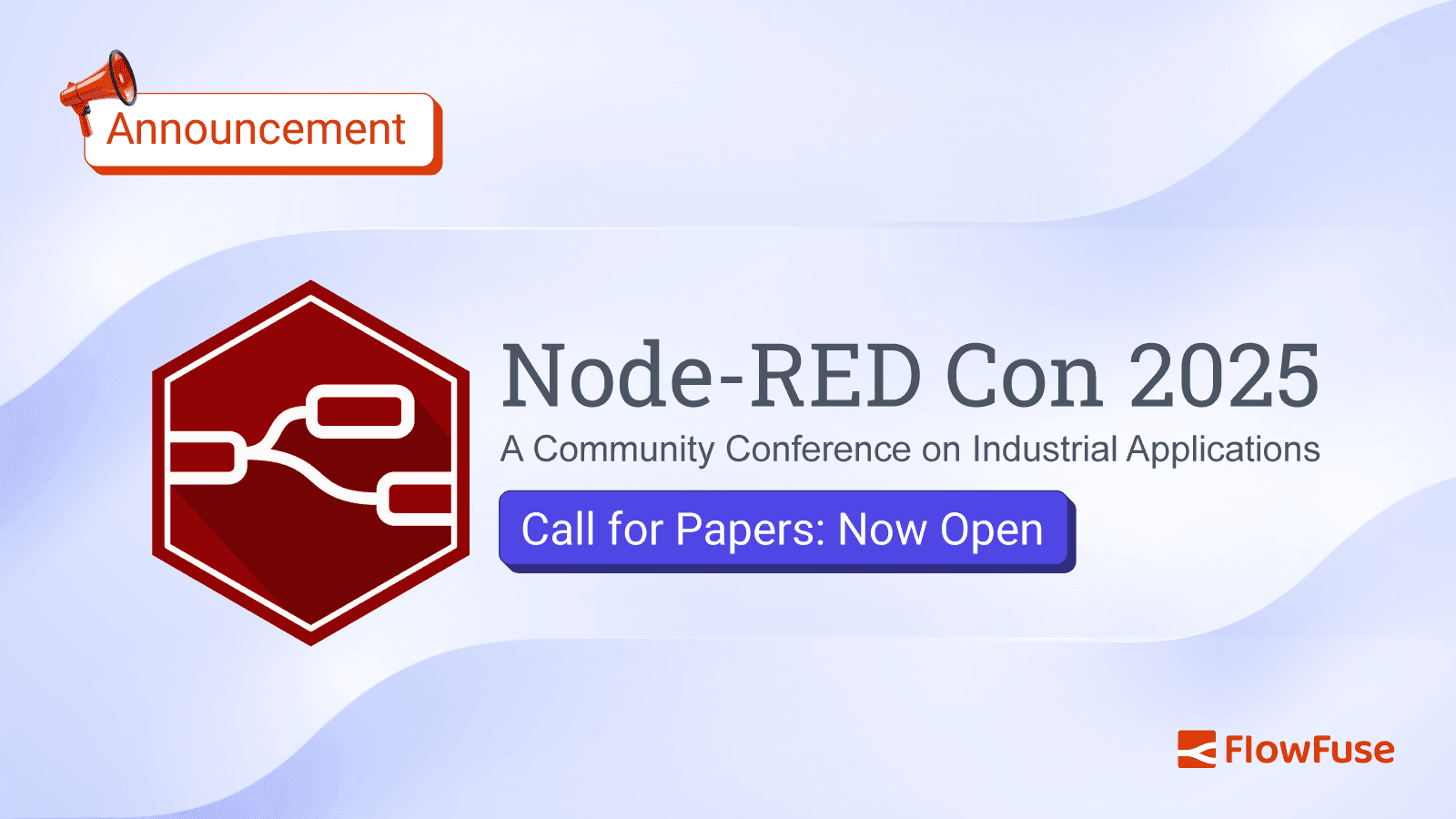 Announcing Node-RED Con 2025: A Community Conference on Industrial Applications