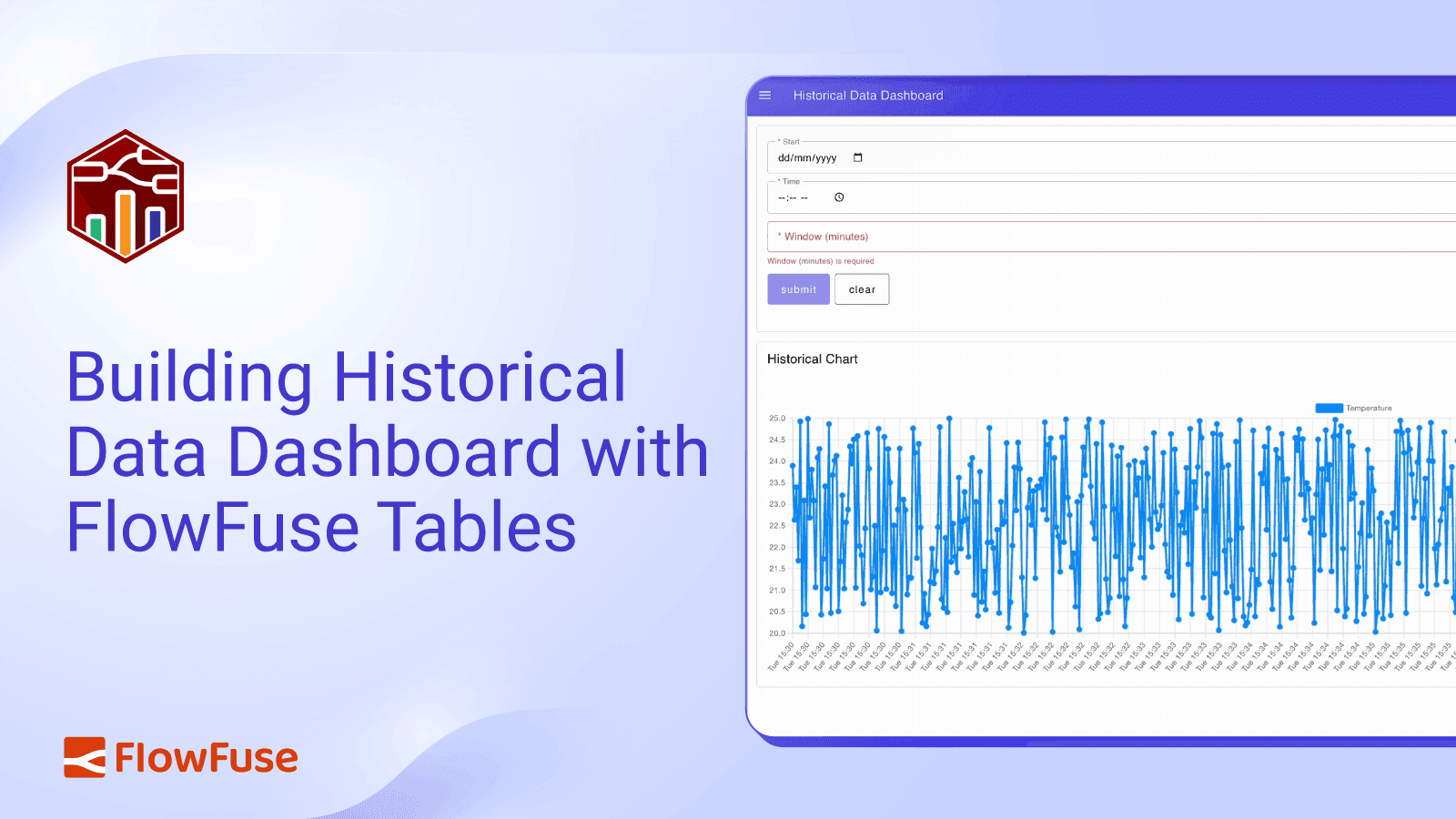 Building Historical Data Dashboard with FlowFuse Tables