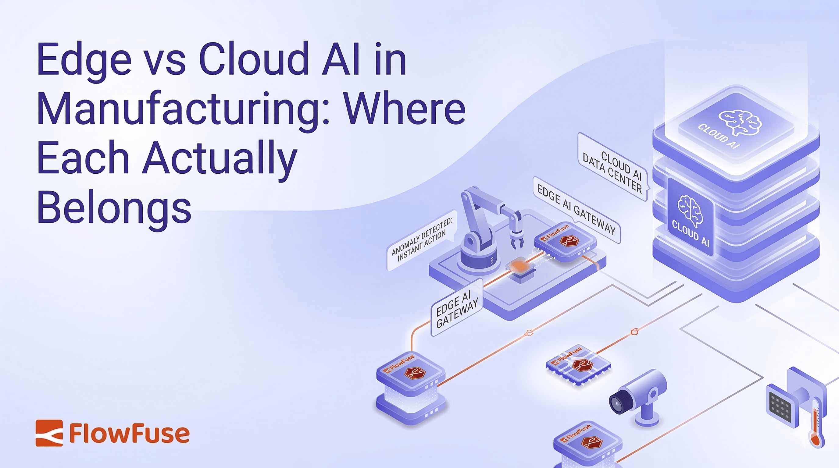 Edge vs Cloud AI in Manufacturing: Where Each Actually Belongs