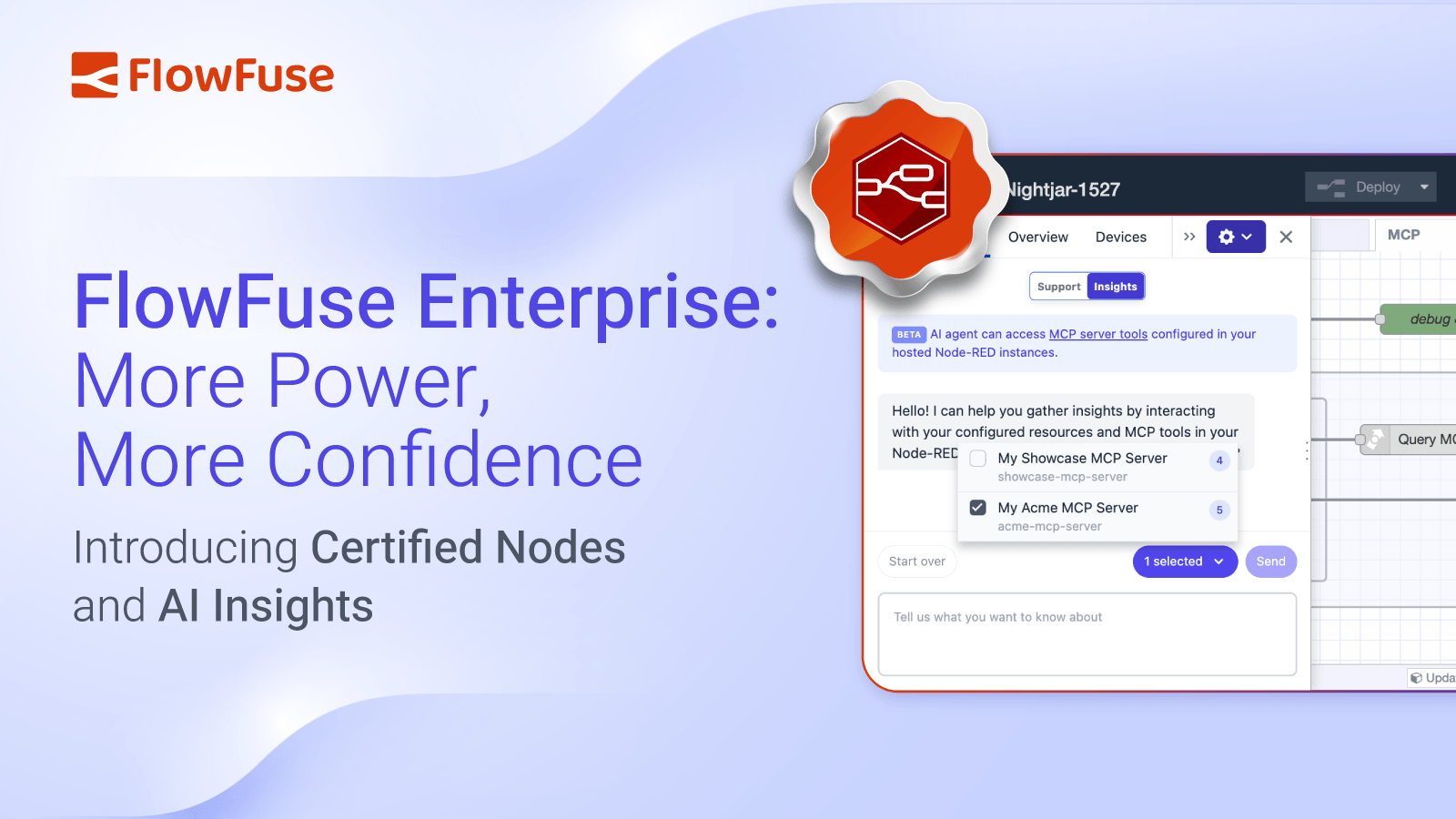 FlowFuse Enterprise: More Power, More Confidence