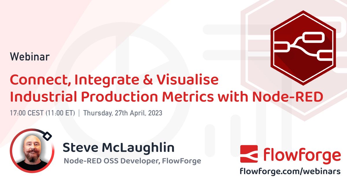 Connect, Integrate & Visualize Industrial Production Metrics with Node-RED
