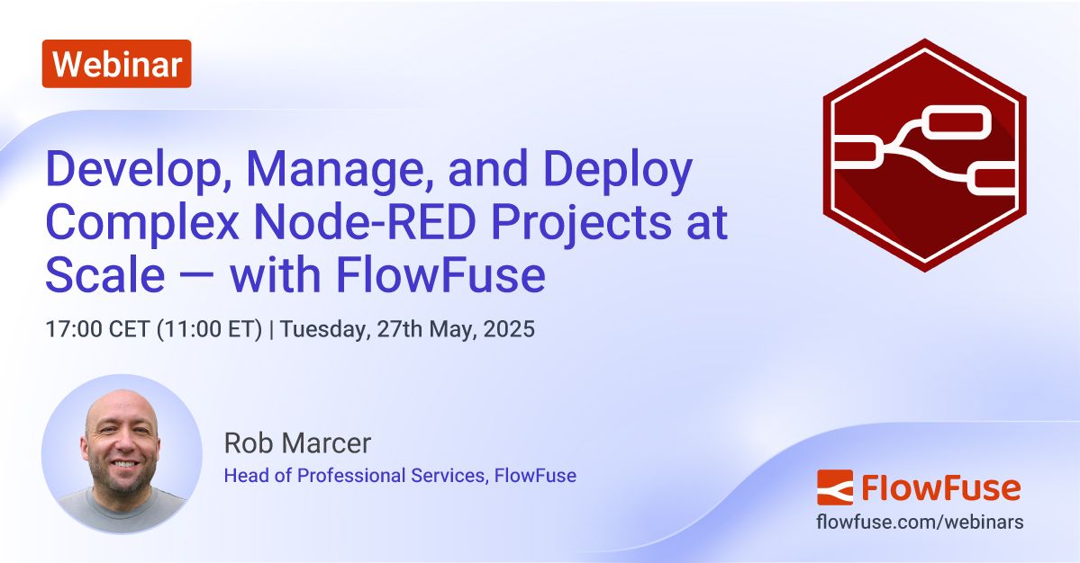 Develop, Manage, and Deploy Complex Node-RED Projects at Scale — with FlowFuse