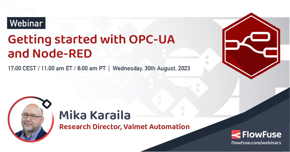 Getting Started with OPC-UA and Node-RED