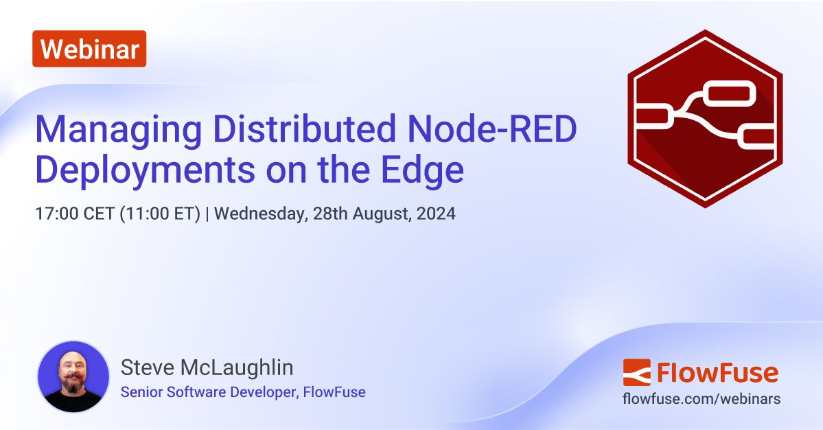 Managing Distributed Node-RED Deployments on the Edge