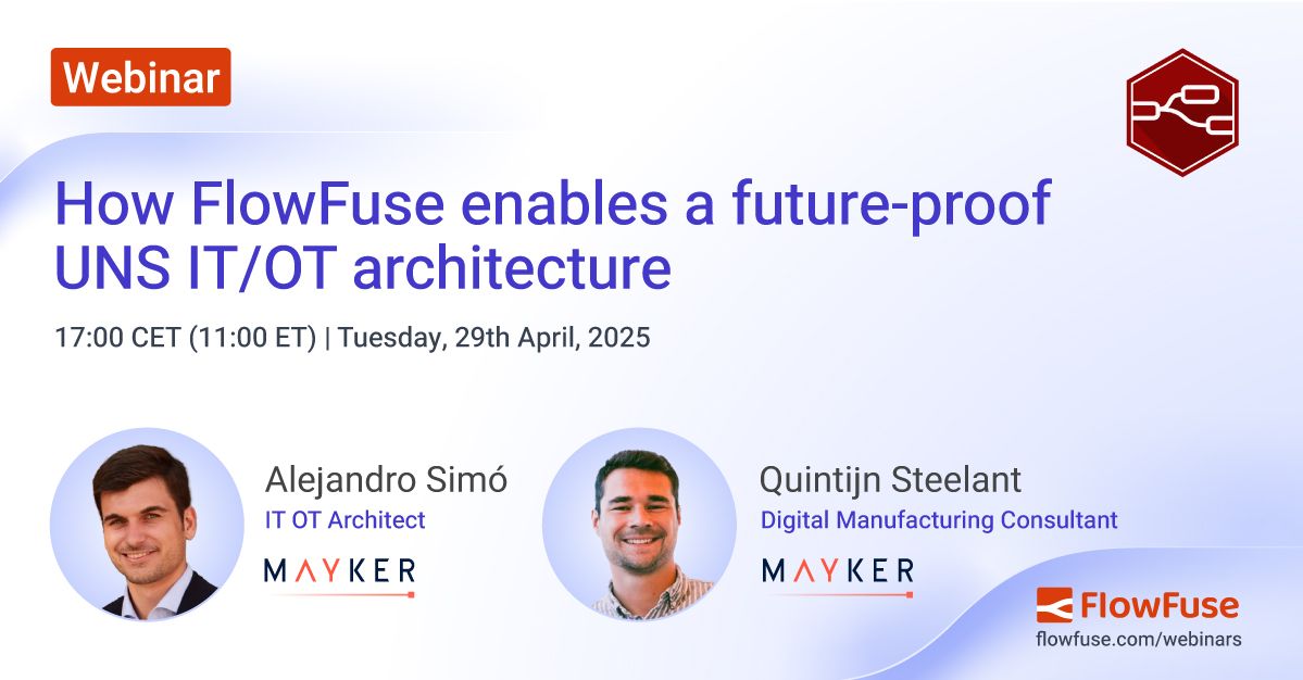 How FlowFuse enables a future-proof UNS IT/OT architecture
