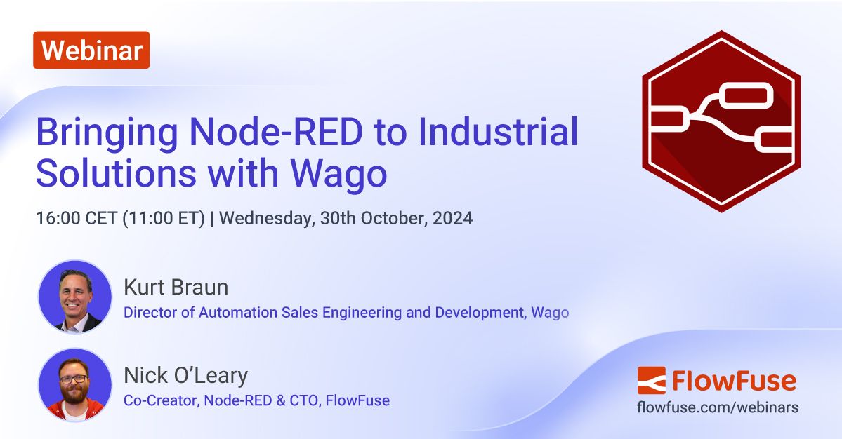 Bringing Node-RED to Industrial Solutions with Wago